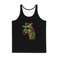 Striking Zebra Stripes All-Over Print Men's Tank Top - Beyond T-shirts