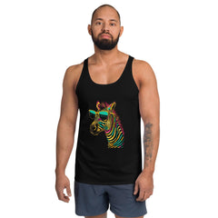 Striking Zebra Stripes All-Over Print Men's Tank Top - Beyond T-shirts