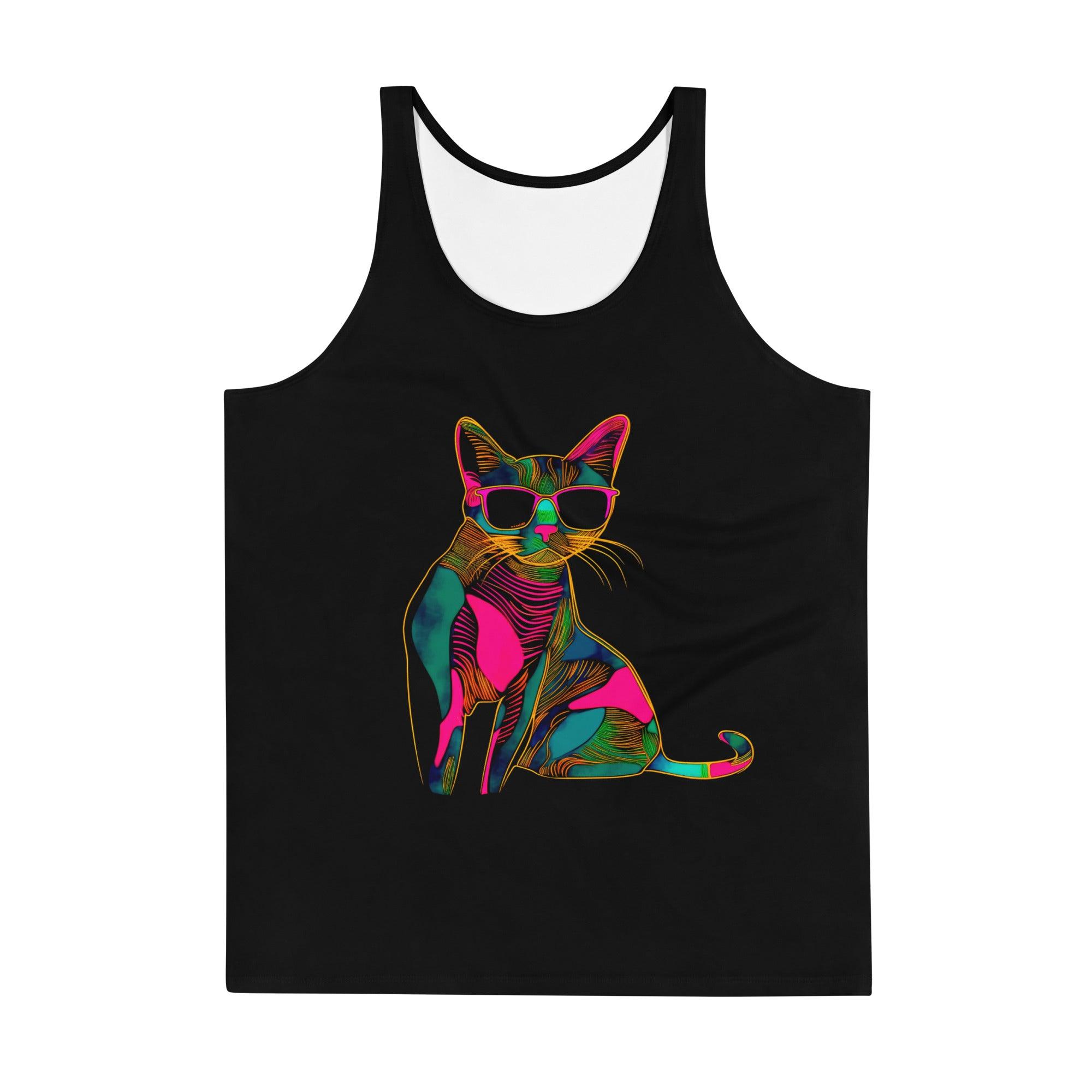 Urban Cat Explorer Tank Top Duo Unisex Tank Top - Beyond T-shirts