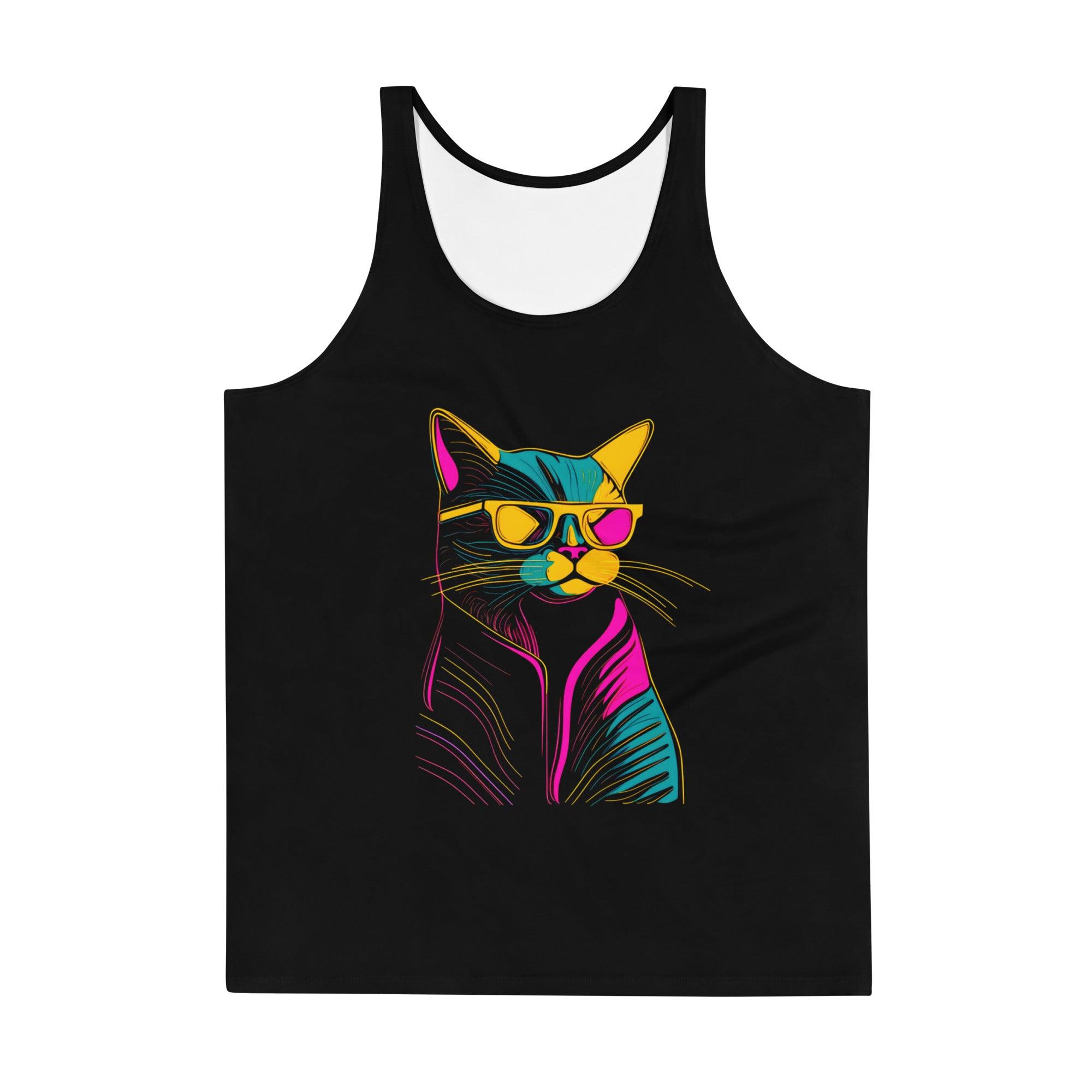 Nocturnal Cat Guardians Tank Top Ensemble - Beyond T-shirts