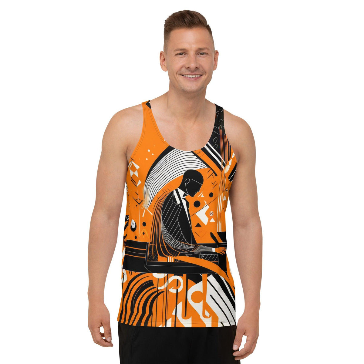 Fashion Jam Vibes Men's All-Over Print Tank Top - Beyond T-shirts