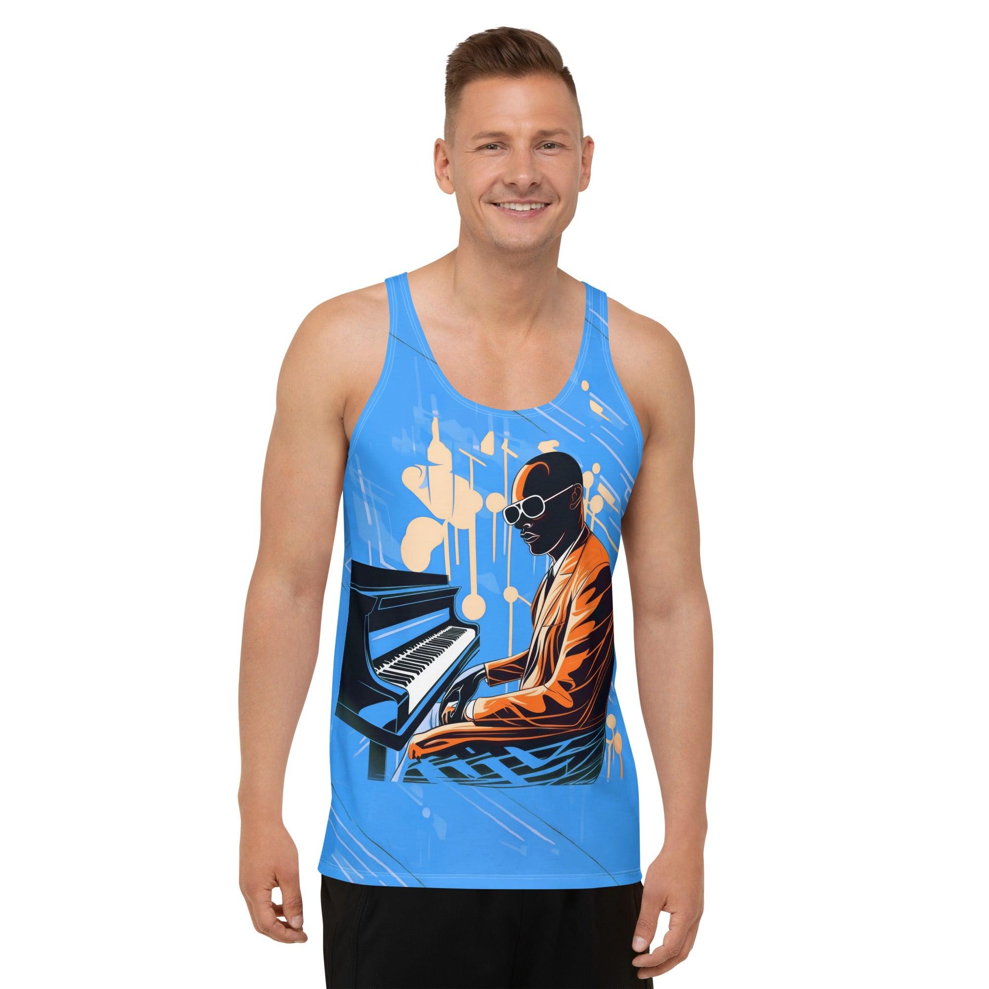 Stylish Melodies All-Over Print Men's Tank Top - Beyond T-shirts