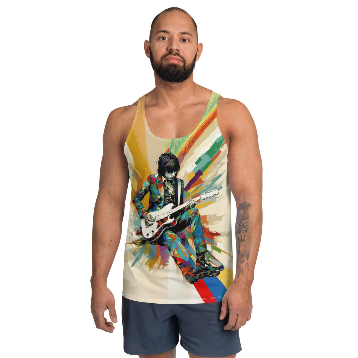 Fashion Fusion Men's All-Over Print Tank Top - Beyond T-shirts