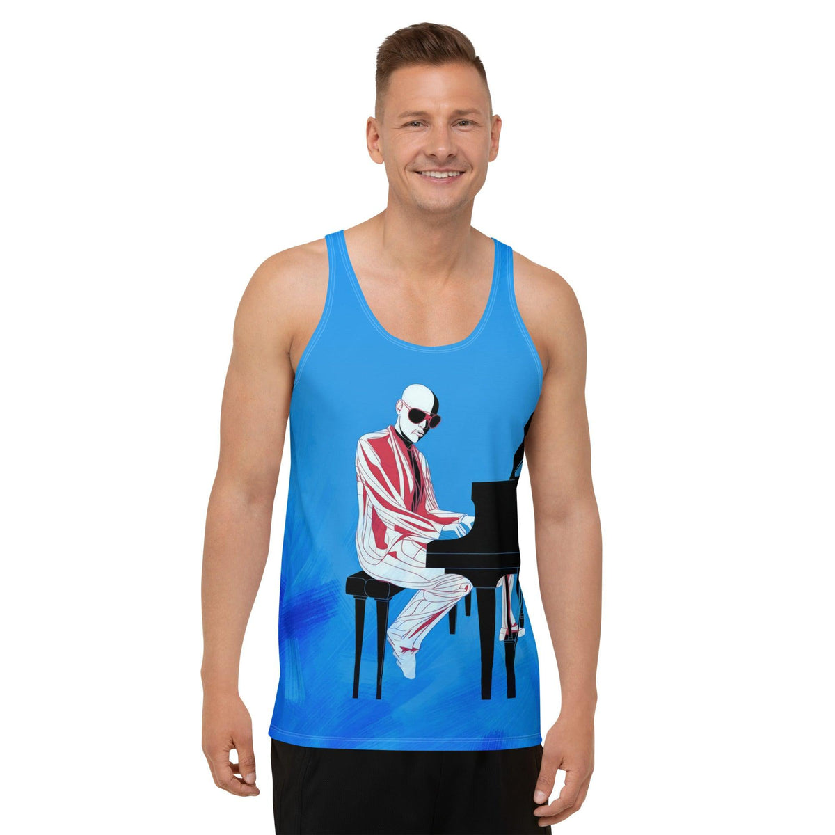 Stylish Symphony All-Over Print Men's Tank Top - Beyond T-shirts