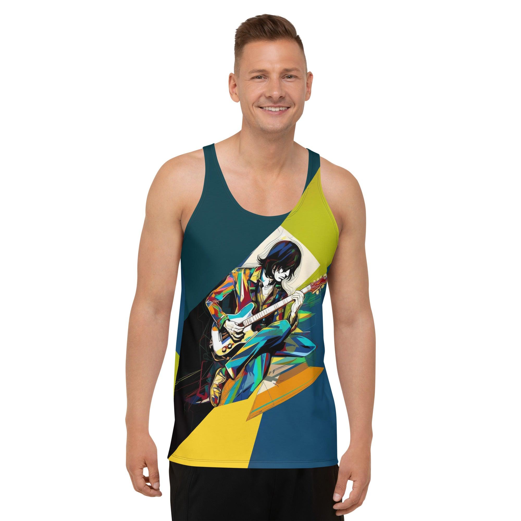 Urban Groove All-Over Print Men's Fashion Tank Top - Beyond T-shirts