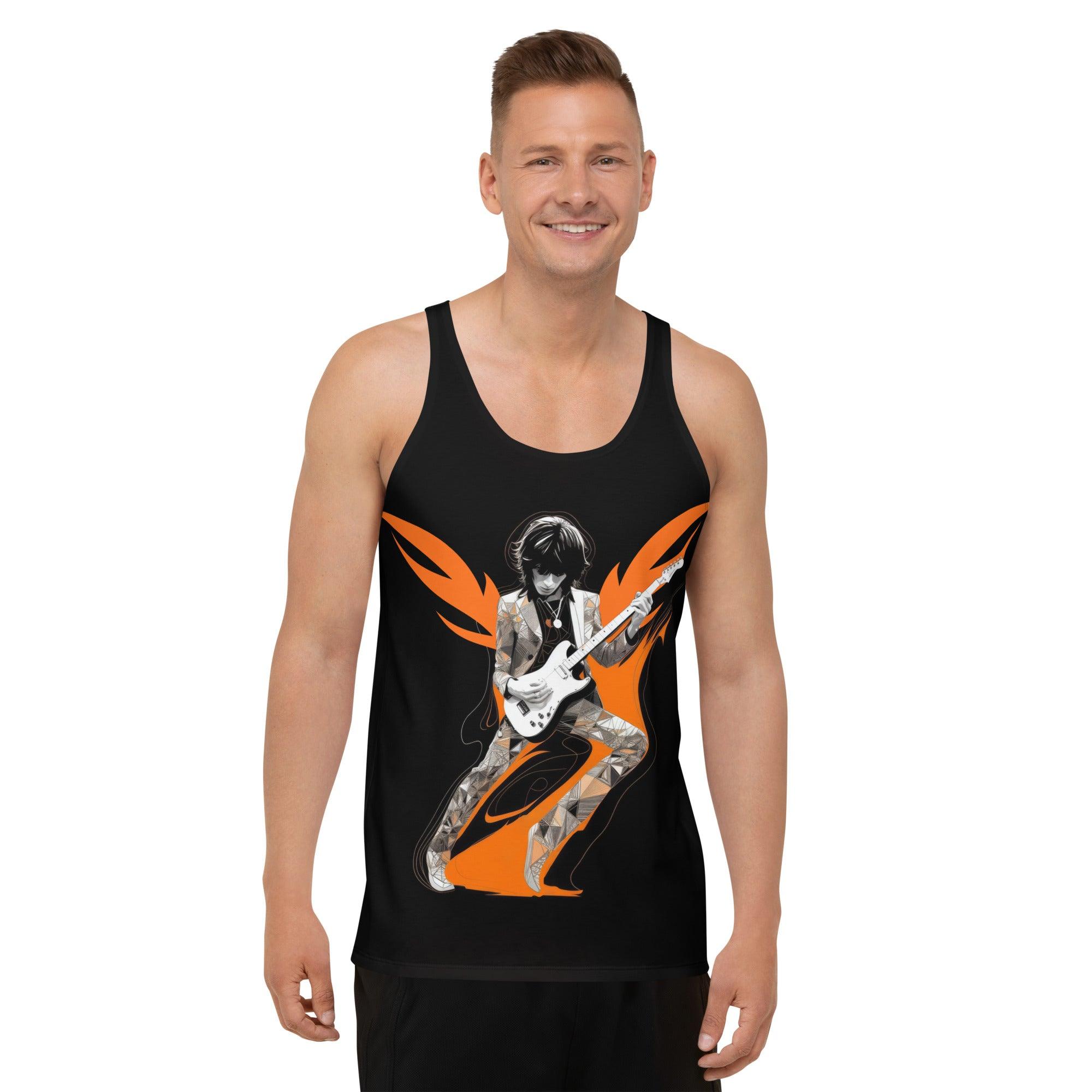 Fashionista Groove Men's All-Over Print Tank Top - Beyond T-shirts