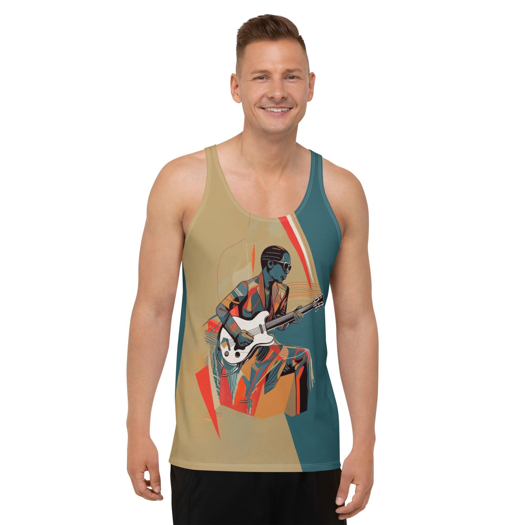 Fashionista Fusion Men's Trendy Tank Top - Beyond T-shirts