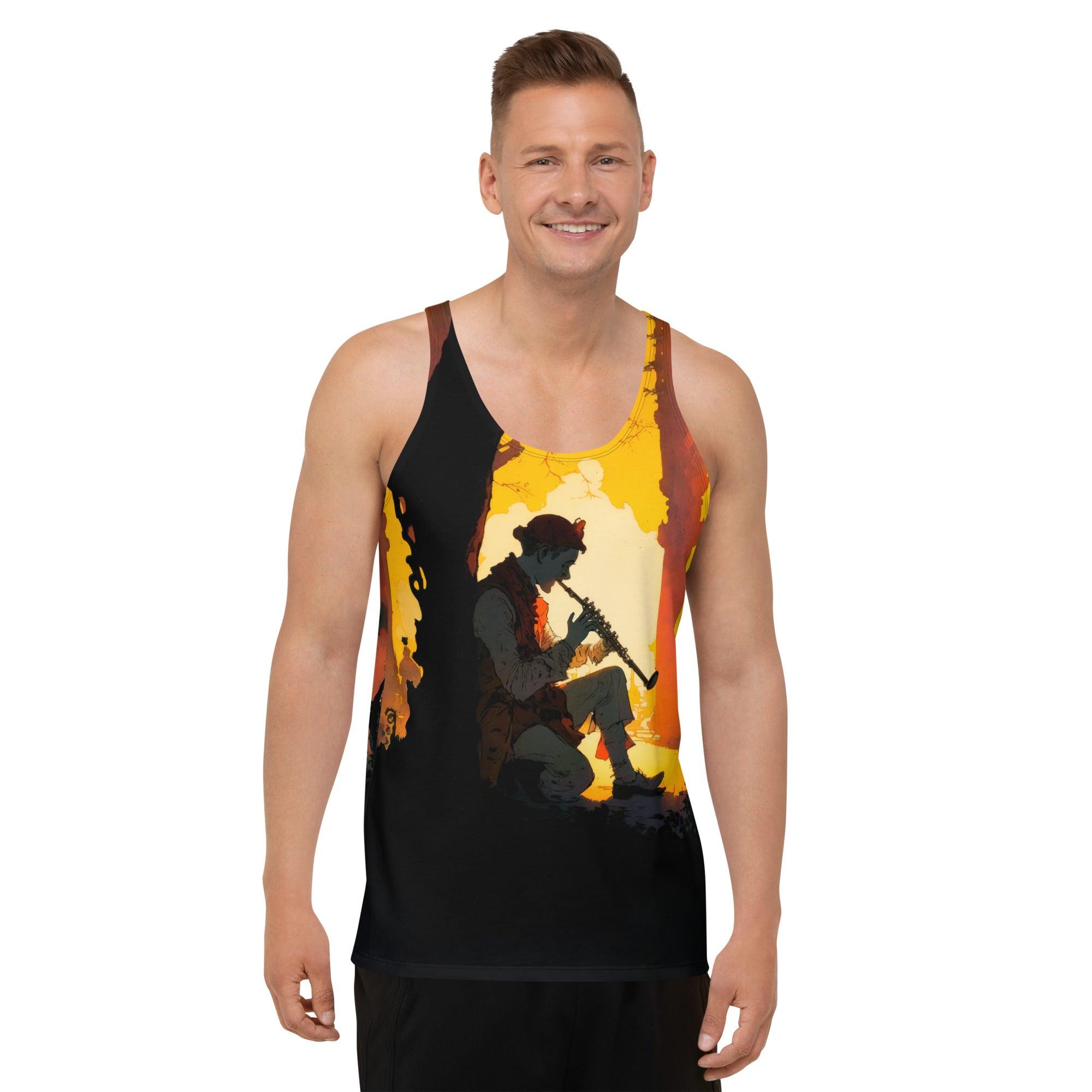 Headphones Haven Men's Tank Top - Immersed in Sound - Beyond T-shirts