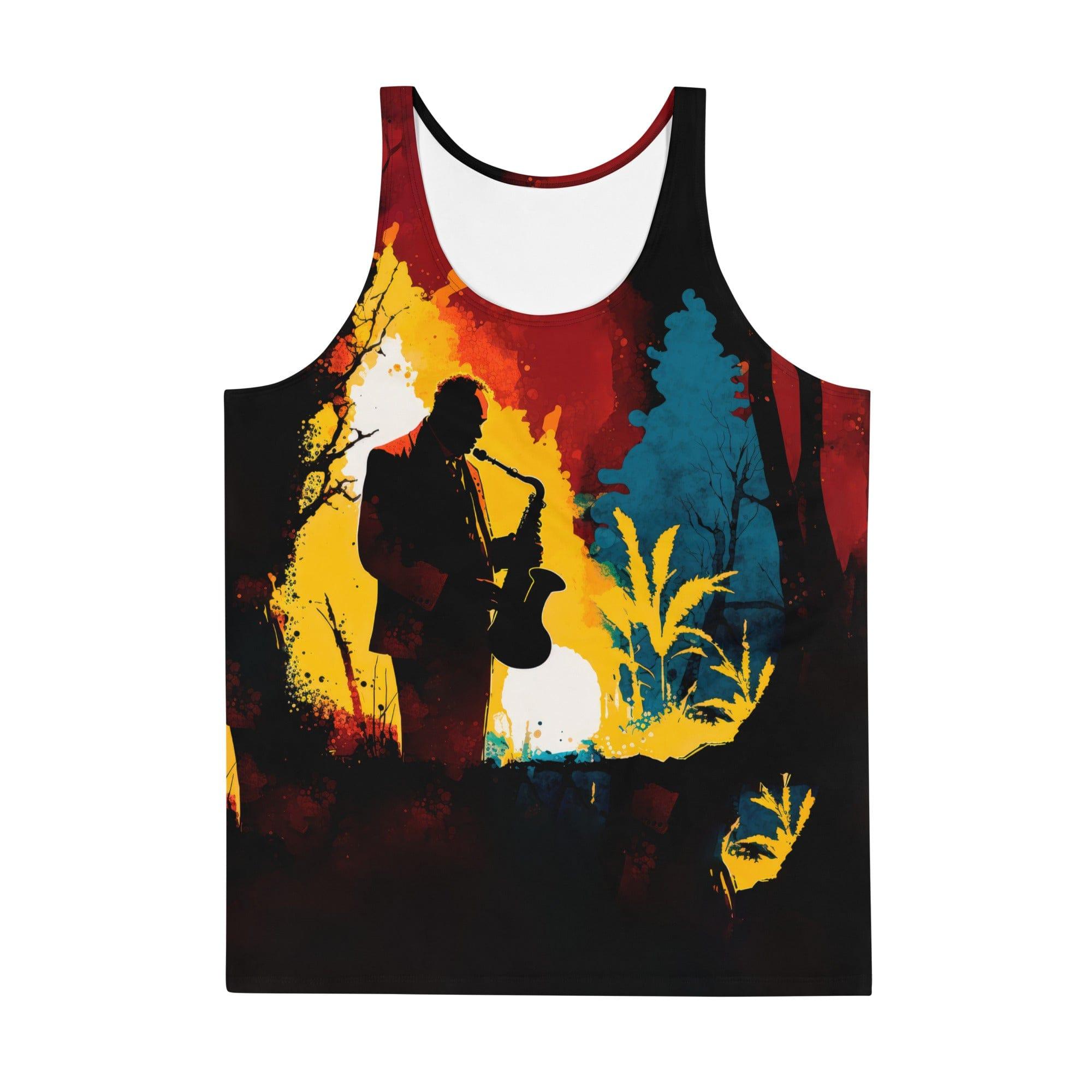 Music-Inspired All-Over Print Men's Tank Top - Beyond T-shirts