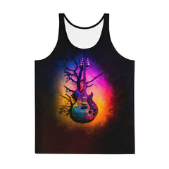 Melody Enthusiast: Men's All-Over Music Tank Top - Beyond T-shirts