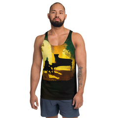 Beat-Infused Fashion: Men's Music Concert Tank Top - Beyond T-shirts