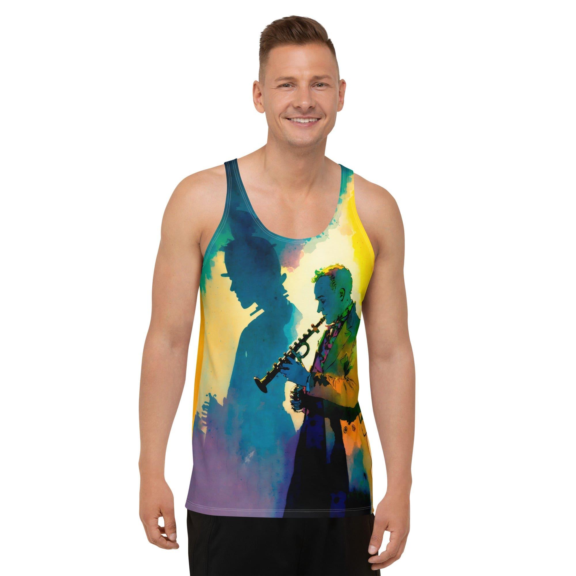 Amp Up Your Look: Men's Music-Inspired Tank Top - Beyond T-shirts