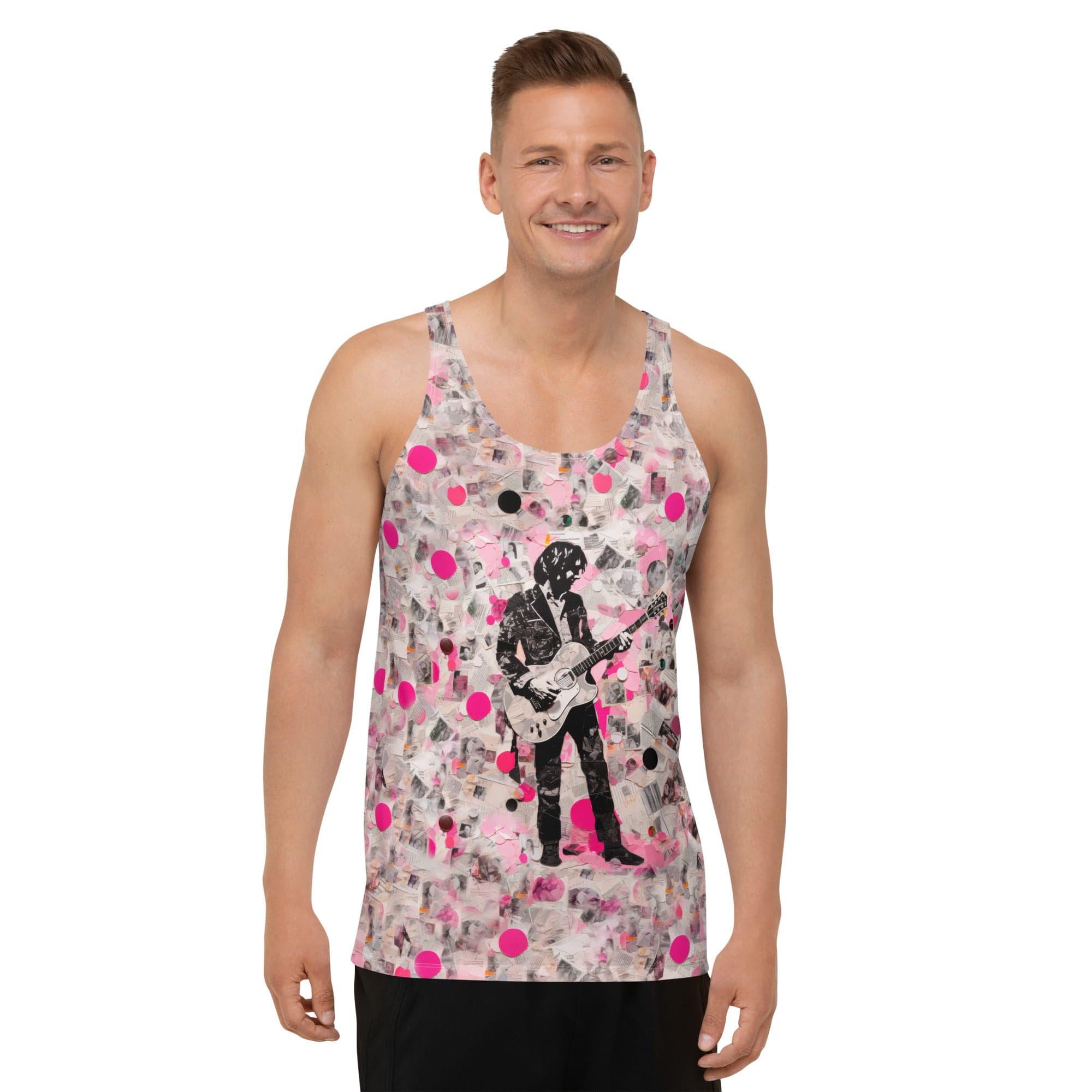 Music Notes Unleashed Men's Music Themed Tank Top - Beyond T-shirts