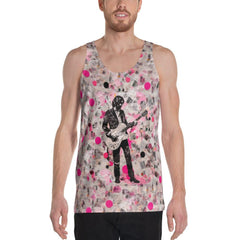 Music Notes Unleashed Men's Music Themed Tank Top - Beyond T-shirts