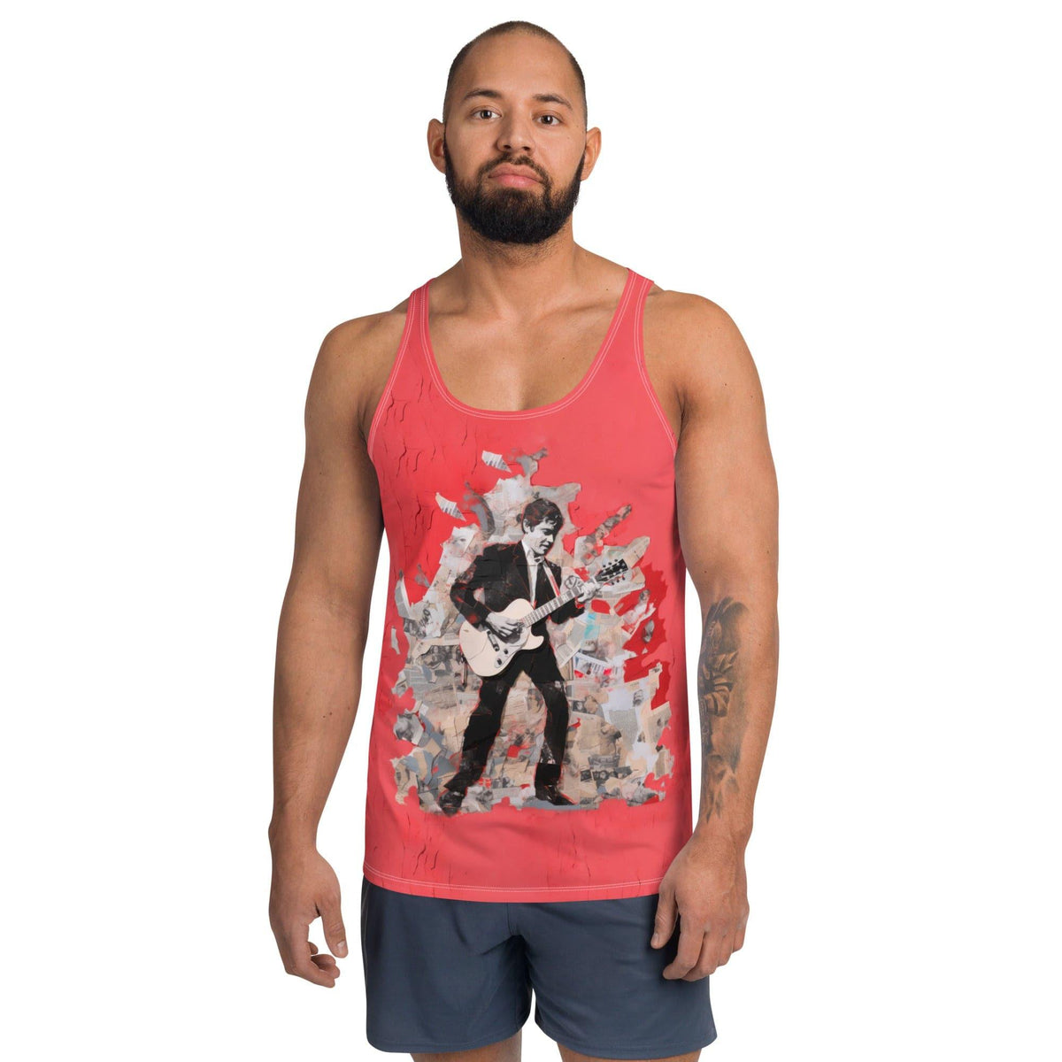 Jazz & Blues Serenade Men's All-Over Print Tank Top - Beyond T-shirts