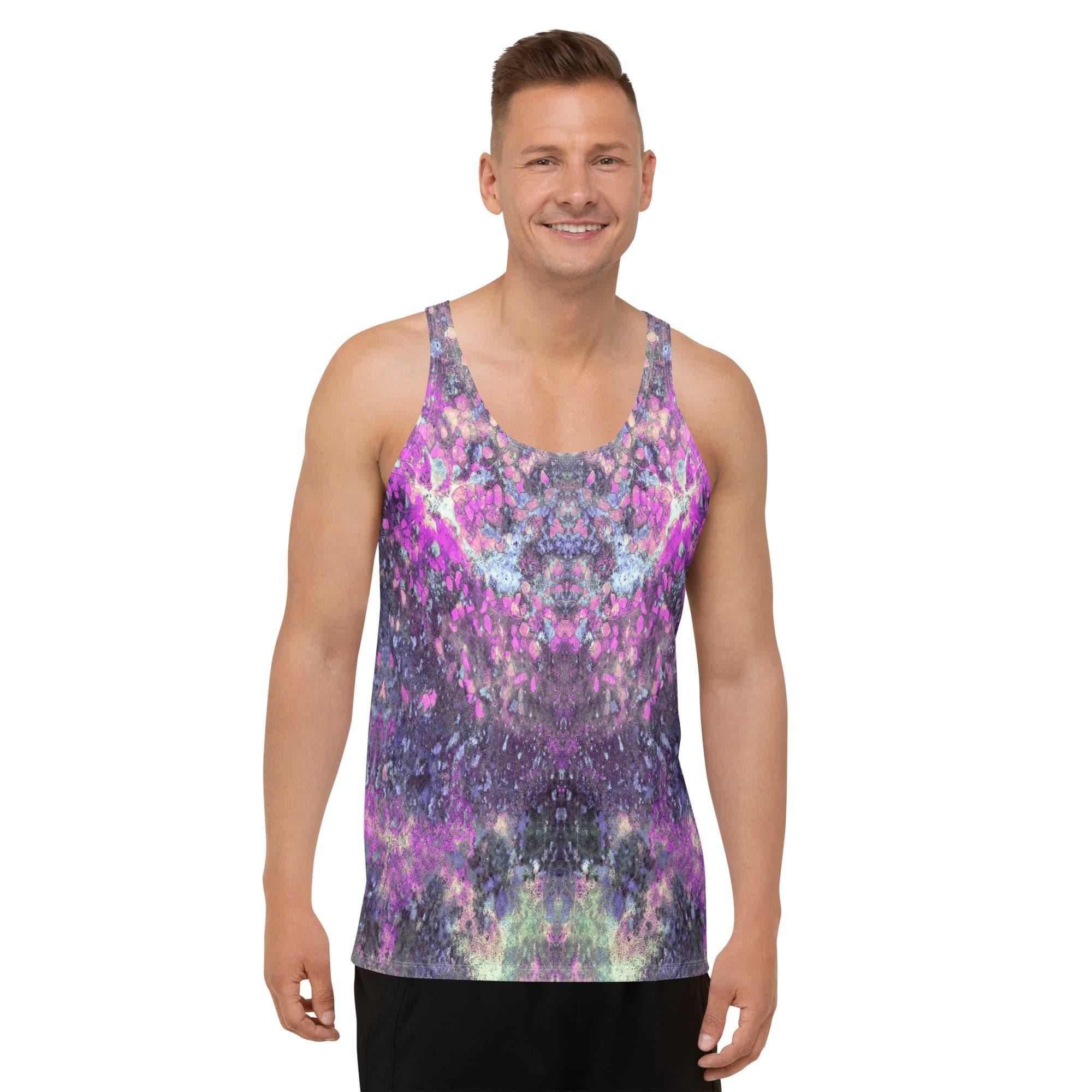 Coastal Currents Men's Natural Pattern Tank - Beyond T-shirts