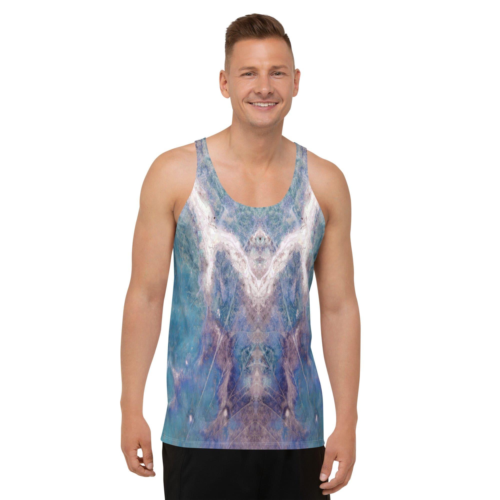 Desert Mirage Men's Natural Pattern Tank Top - Beyond T-shirts