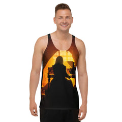 Electric Guitar Shredder Men's Music Tank Top - Beyond T-shirts