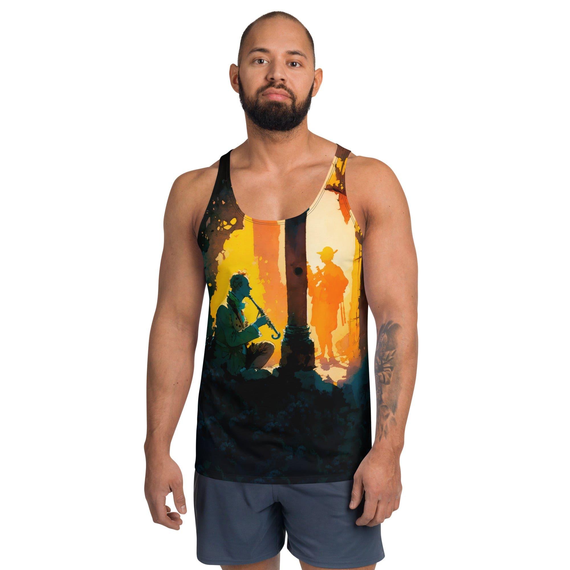 Symphonic Dreams Men's Music-Inspired Tank Top - Beyond T-shirts