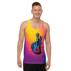 Music Notes All-Over Print Men's Tank Top - Beyond T-shirts