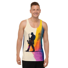 Beats and Bass All-Over Print Tank Top - Beyond T-shirts