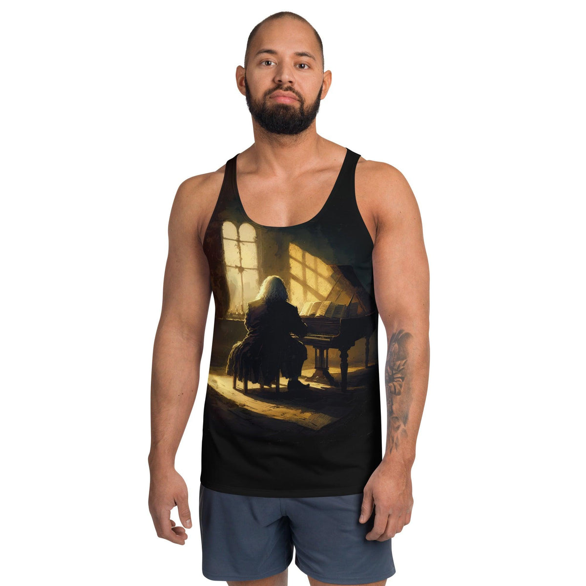 Piano Keys Melody Men's Tank Top - Beyond T-shirts