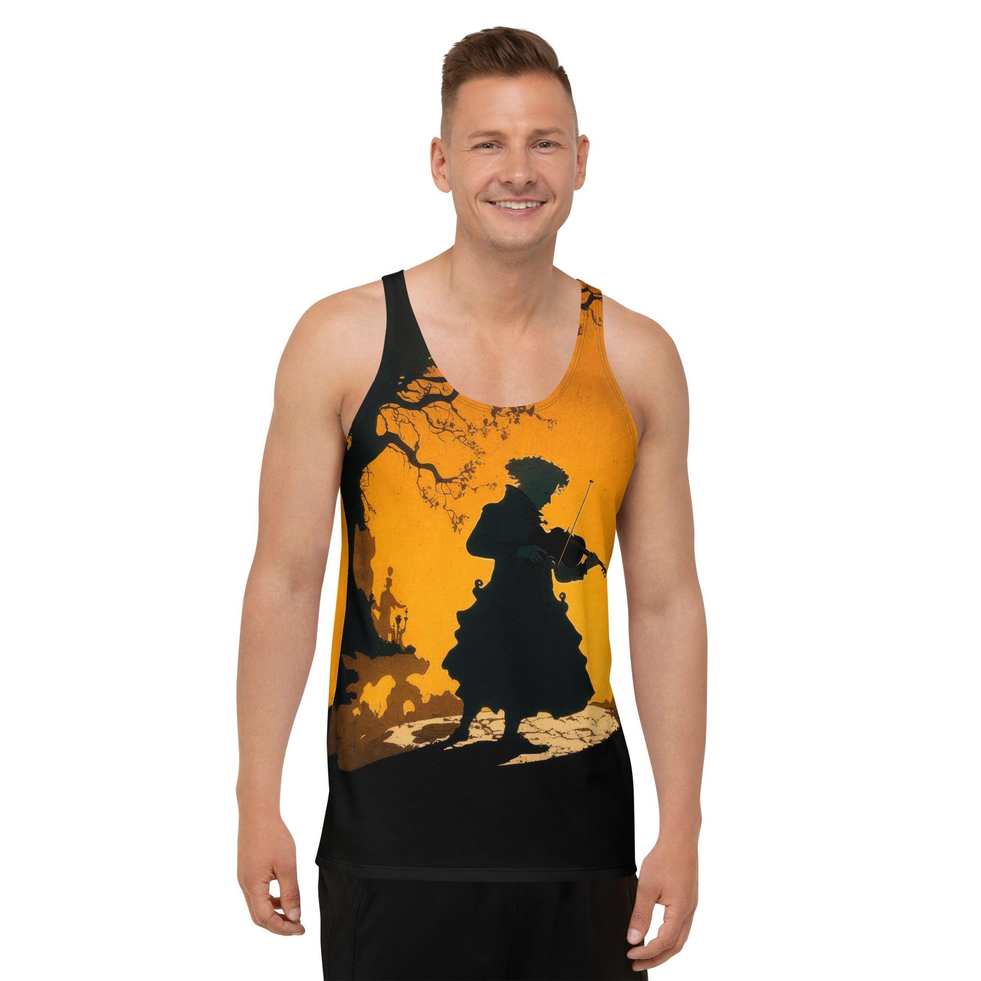 Groovy Music Vibes All-Over Print Tank Top - Beyond T-shirts