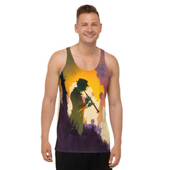 Drumbeat Pulse Men's Music Tank Top - Beyond T-shirts