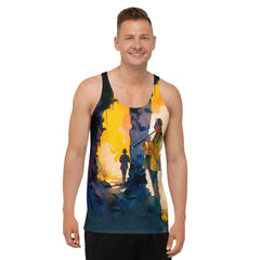 Saxophone Serenade Men's Tank Top - Beyond T-shirts