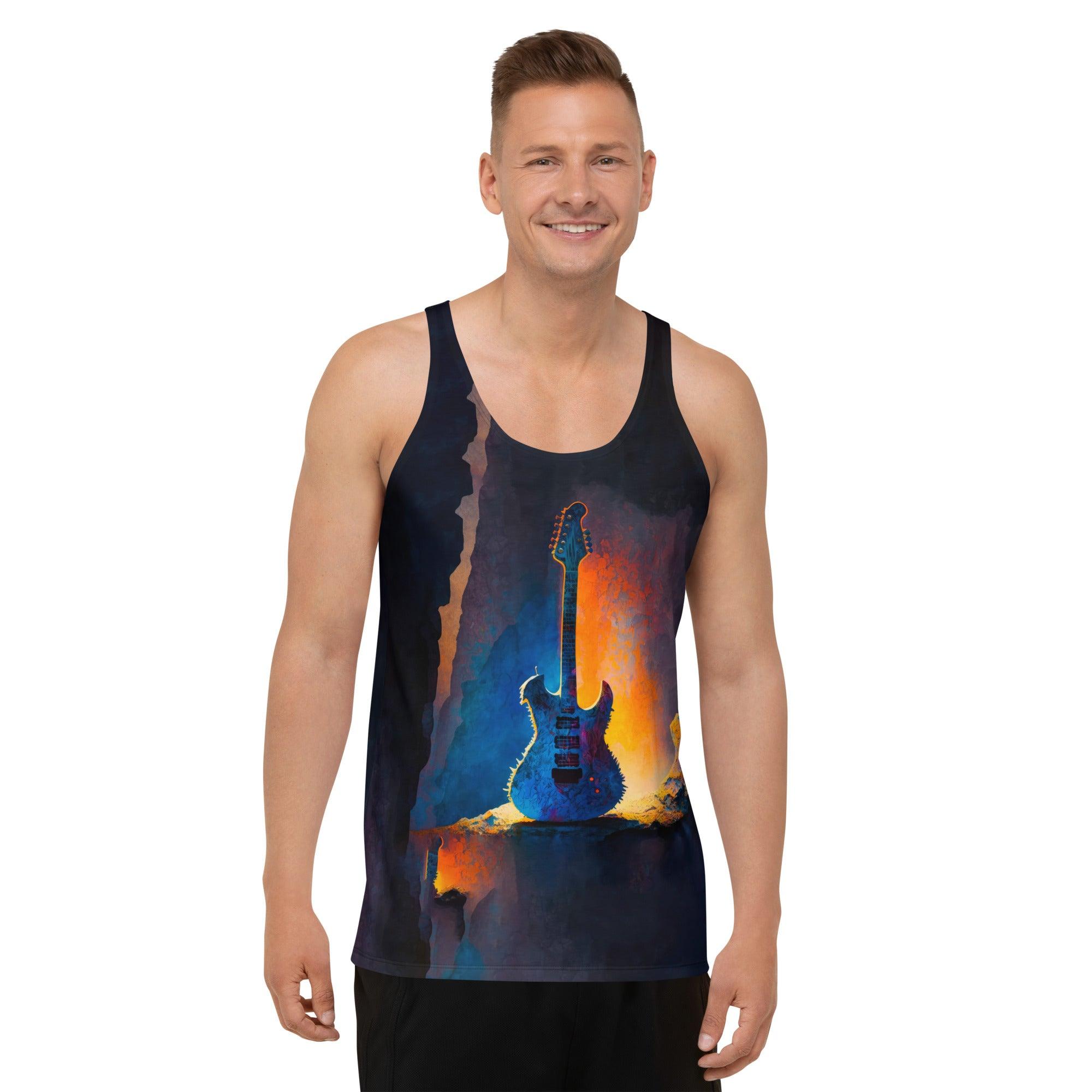 Electric Guitar Jam Men's Tank Top - Beyond T-shirts