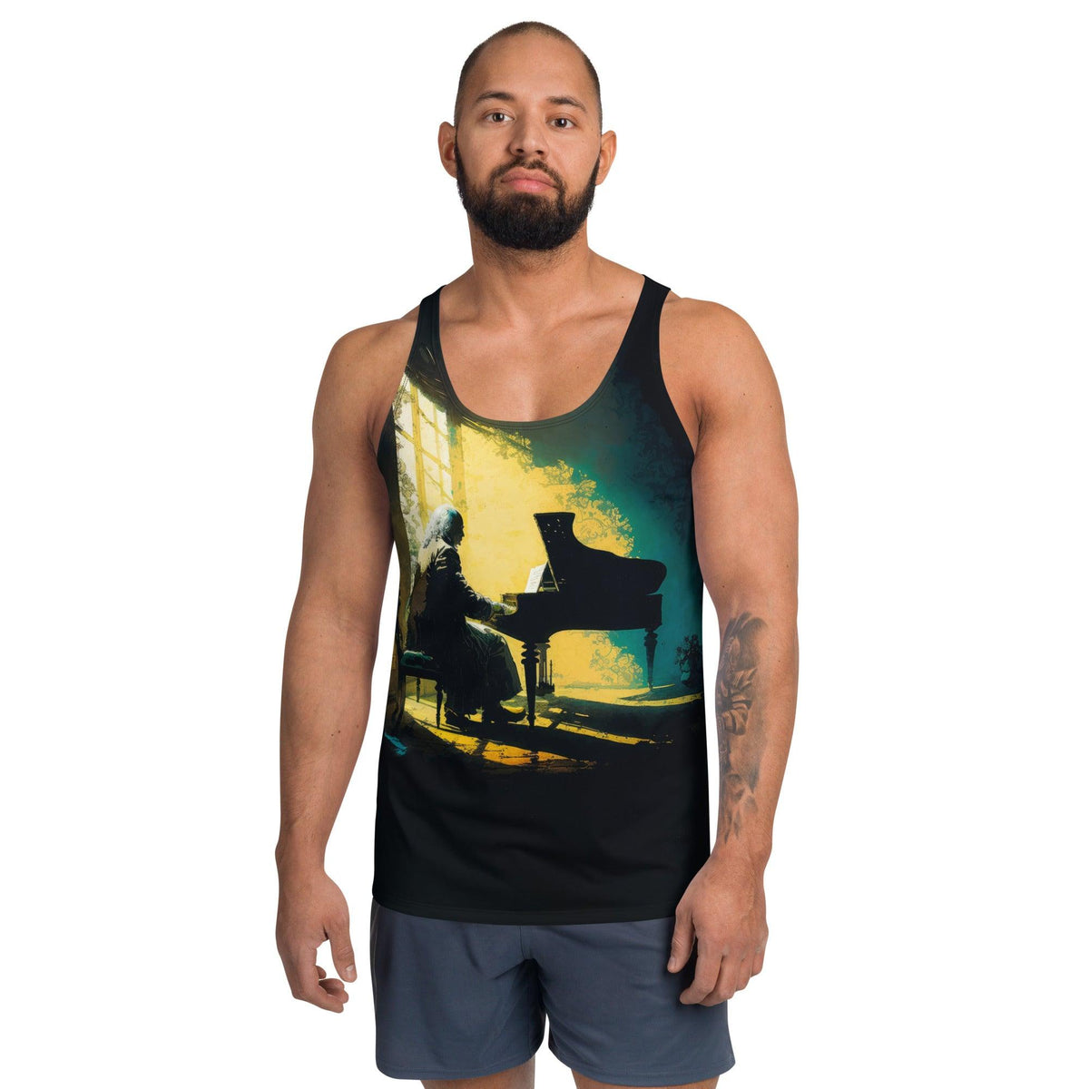 Acoustic Guitar Melody All-Over Print Tank Top - Beyond T-shirts