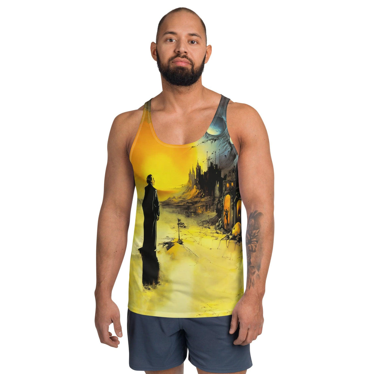 Haunted Mansion Men's Halloween Tank Top - Beyond T-shirts