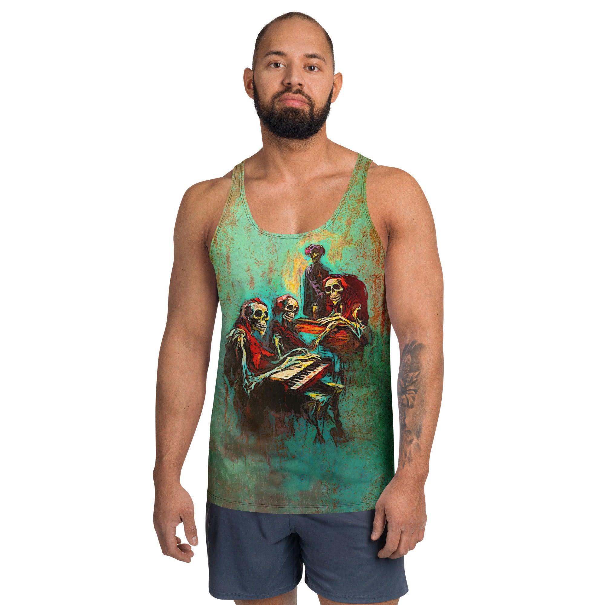 Midnight Moonlight Men's Halloween Tank Top - Beyond T-shirts