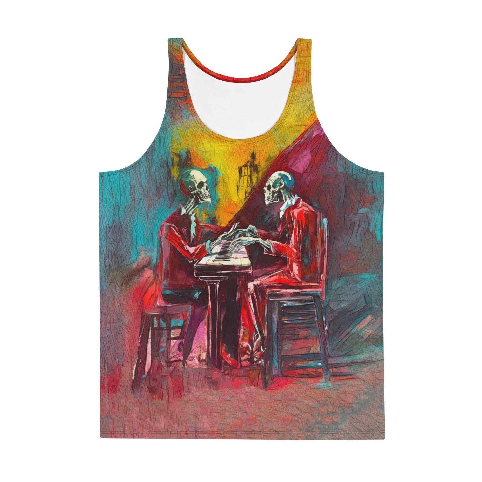 Skeleton Dance Party Men's All-Over Print Tank - Beyond T-shirts