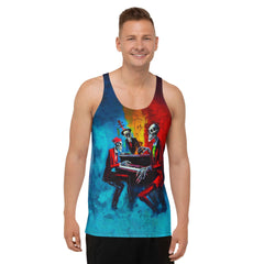 Ghoulish Ghosts Men's Halloween Tank Top - Beyond T-shirts