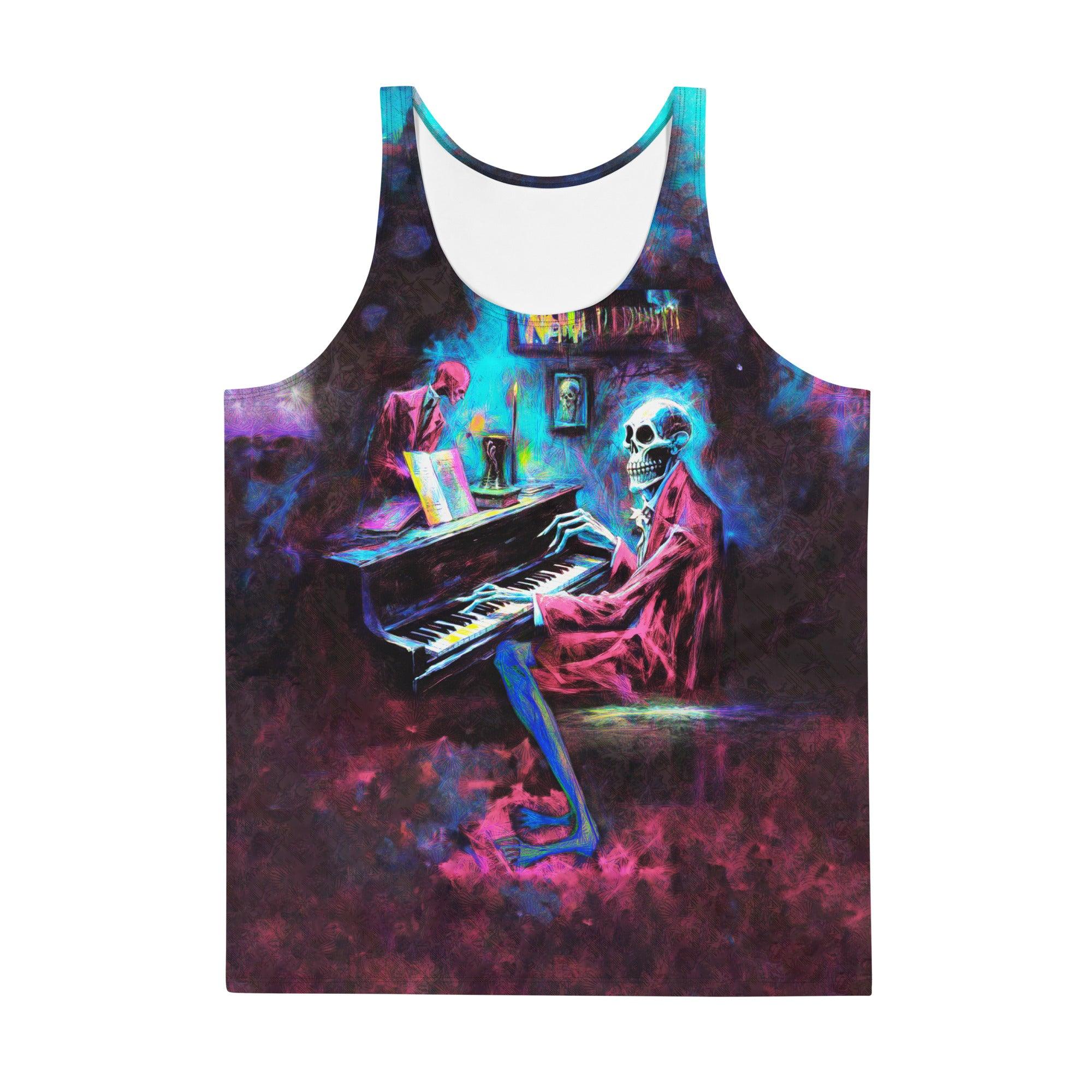 Grim and Grinning Men's All-Over Print Halloween Tank - Beyond T-shirts