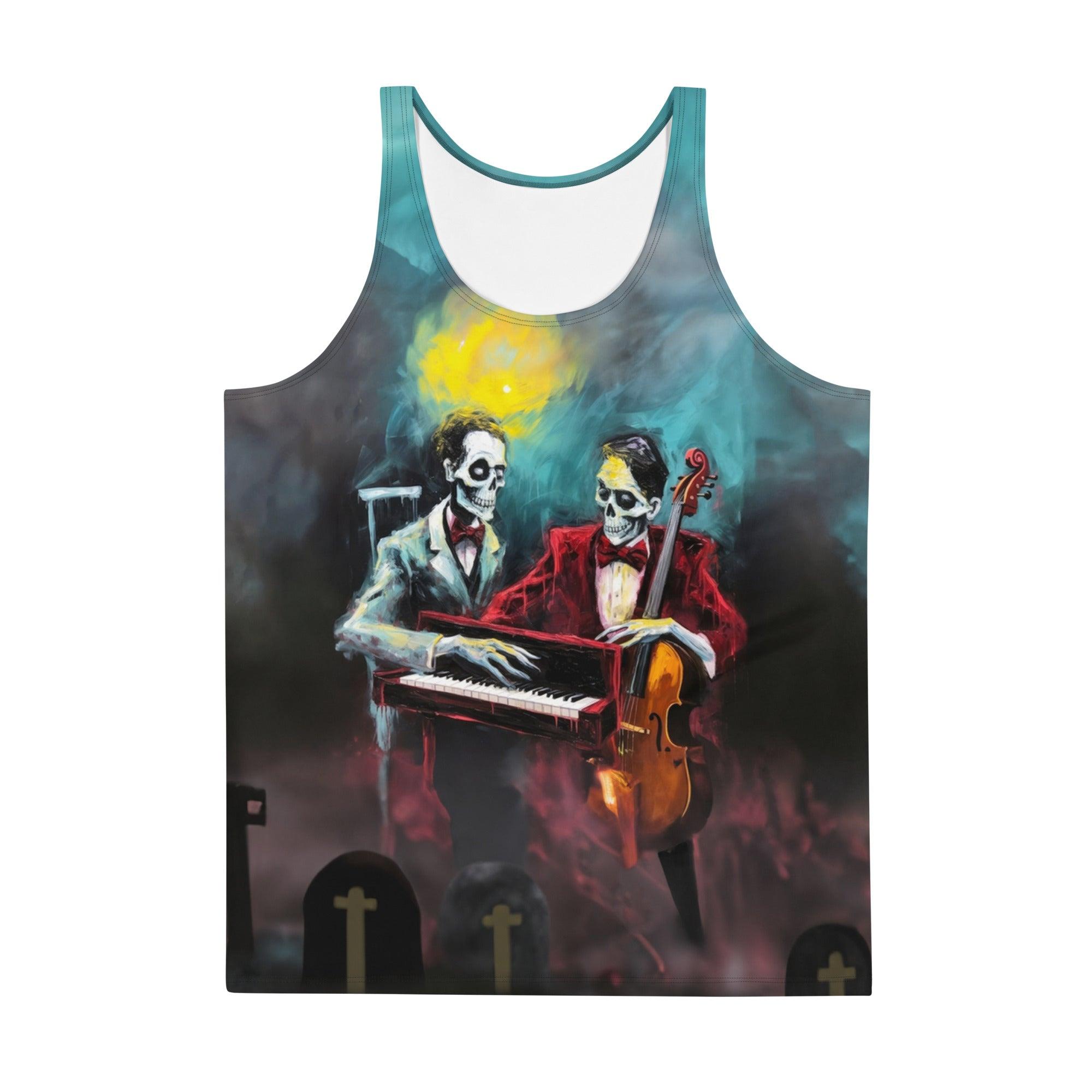 Cursed Crypt Men's All-Over Print Halloween Tank - Beyond T-shirts