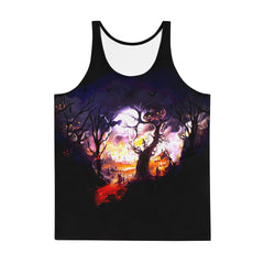 Headless Horseman's Ride Men's Halloween Tank Top - Beyond T-shirts