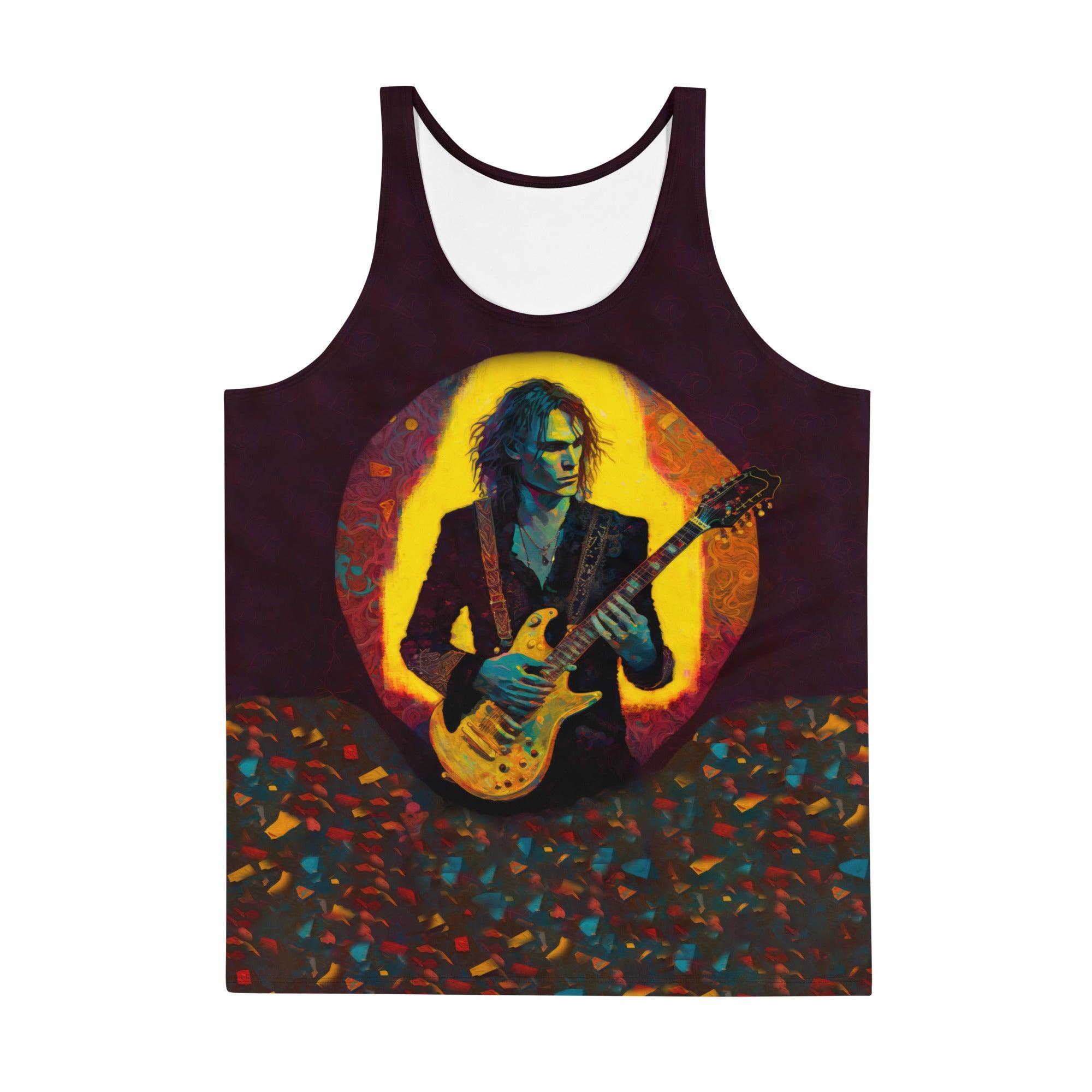 Musical Notes Fusion Tank Top for Men - Beyond T-shirts