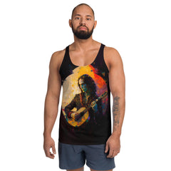 Tunes and Threads Men's All Over Print Tank Top - Beyond T-shirts