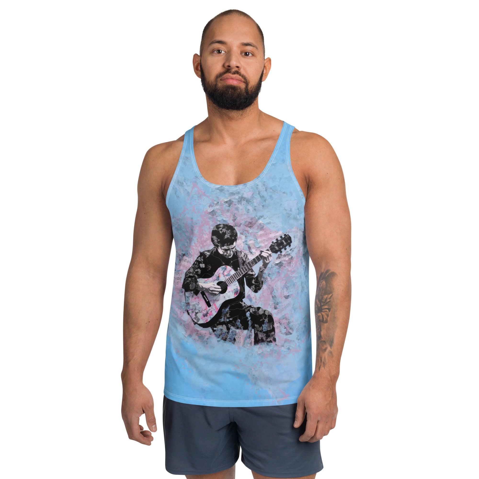 Melodies Unbound Men's Music-Inspired Tank Top - Beyond T-shirts