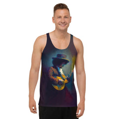 Electric Guitar Shredder Men's Tank Rock On in Stylish Comfort