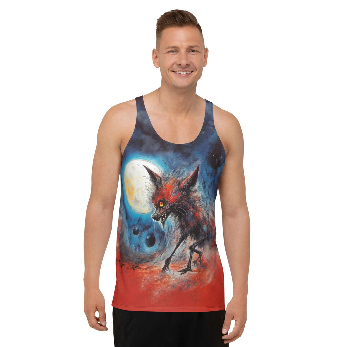 Gothic Elegance Men's All-Over Print Tank Top - Beyond T-shirts