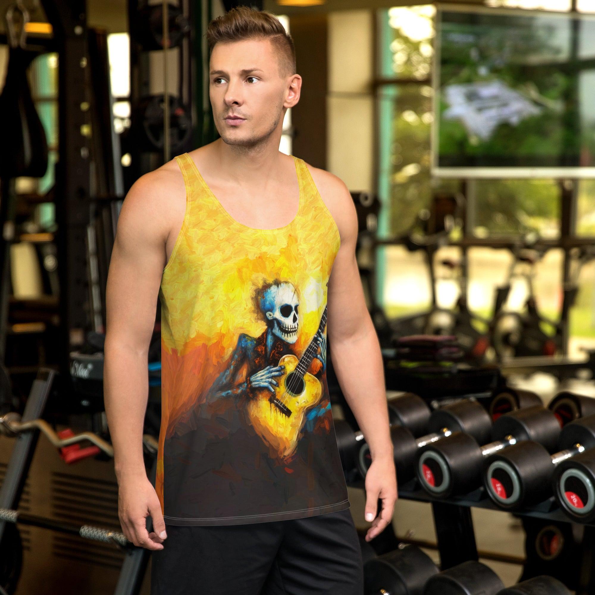 Dia de los Muertos Celebration Men's All-Over Print Tank Top - Beyond T-shirts