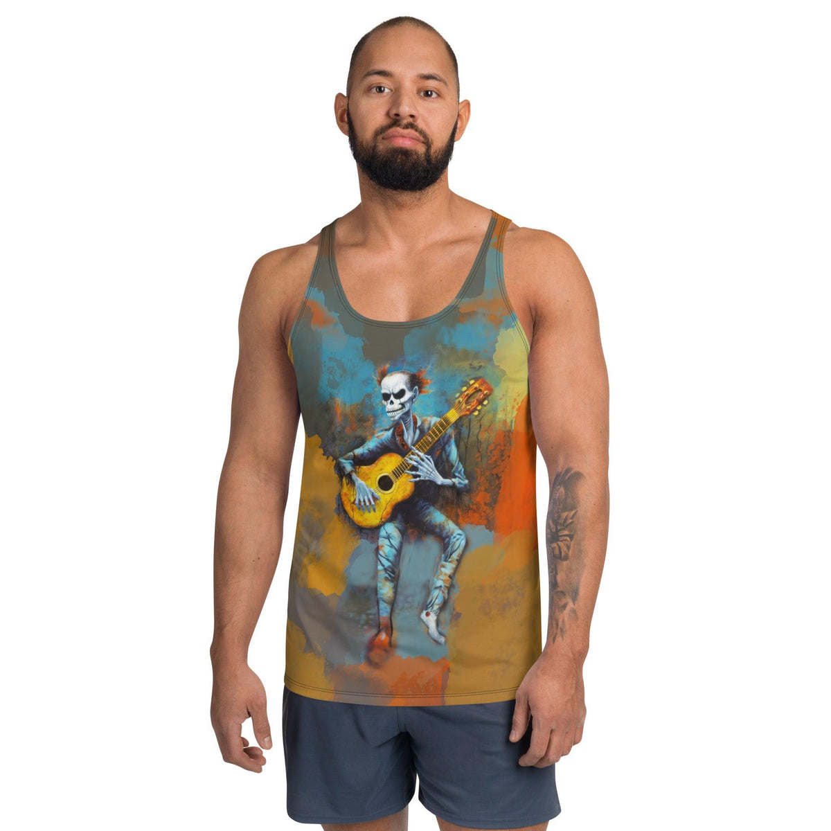 Haunted Cemetery Soiree Men's All-Over Print Tank Top - Beyond T-shirts