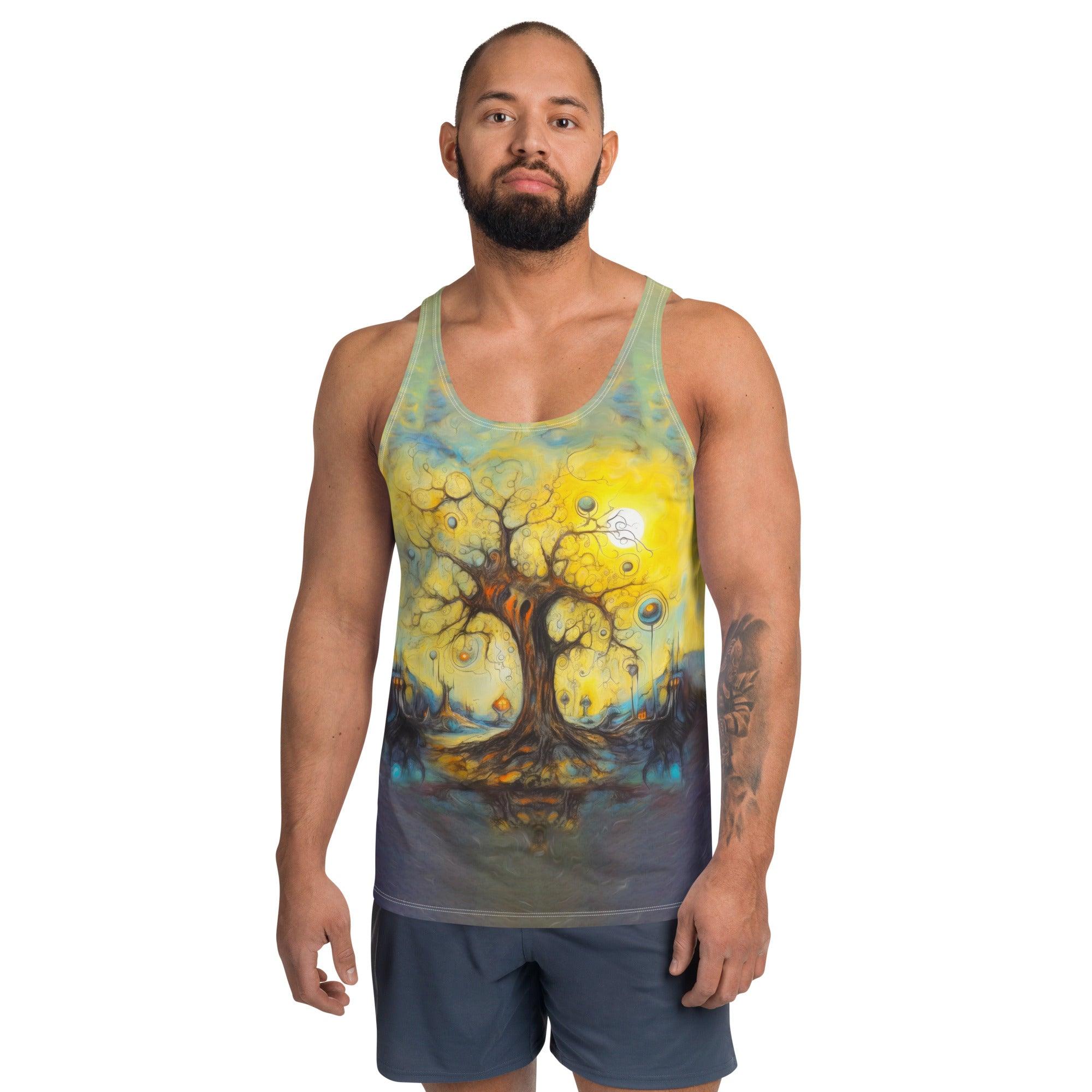 Mysterious Masks Men's All-Over Print Tank Top - Beyond T-shirts