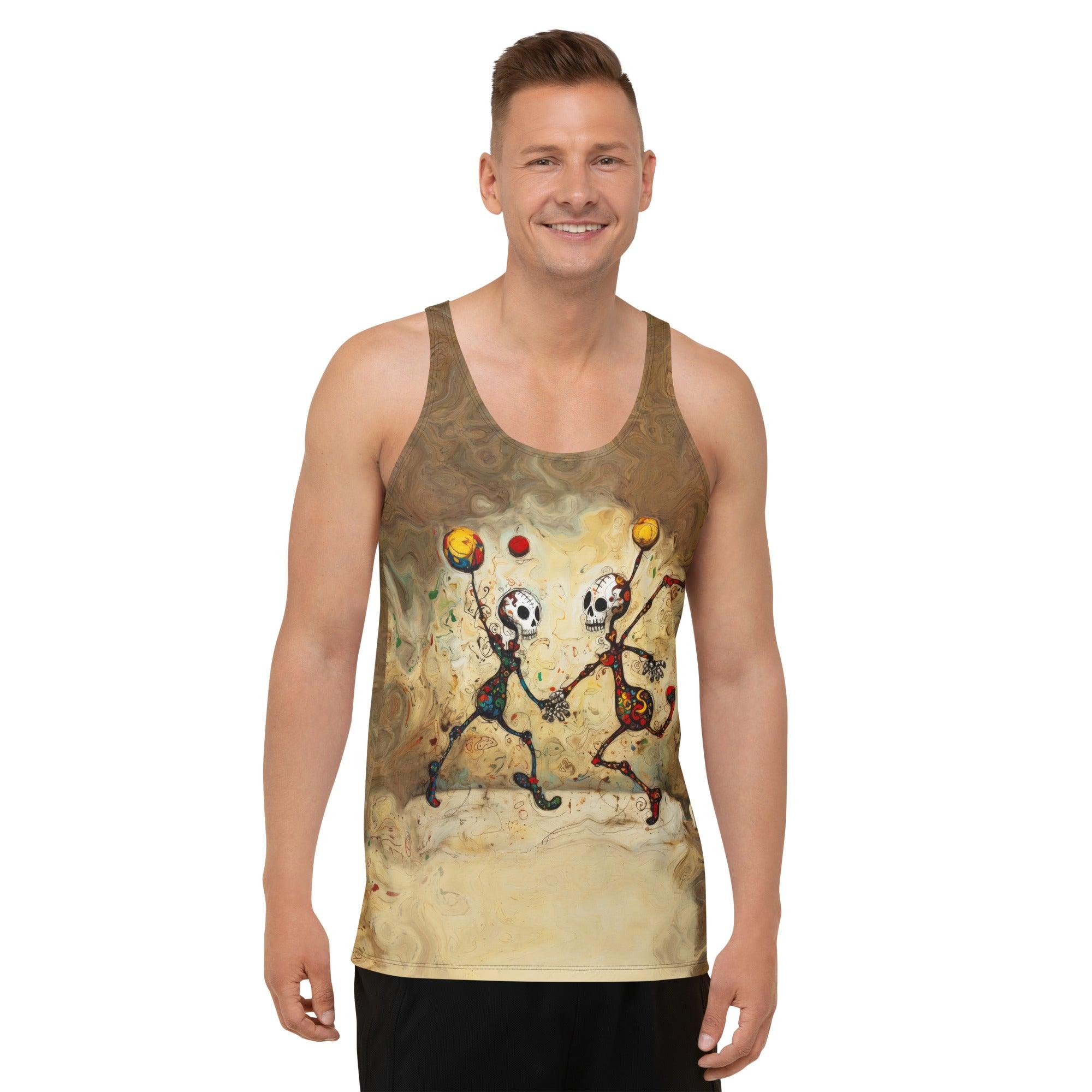 Haunted Cemetery Soiree Men's All-Over Print Tank Top - Beyond T-shirts