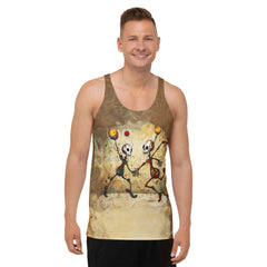 Haunted Cemetery Soiree Men's All-Over Print Tank Top - Beyond T-shirts