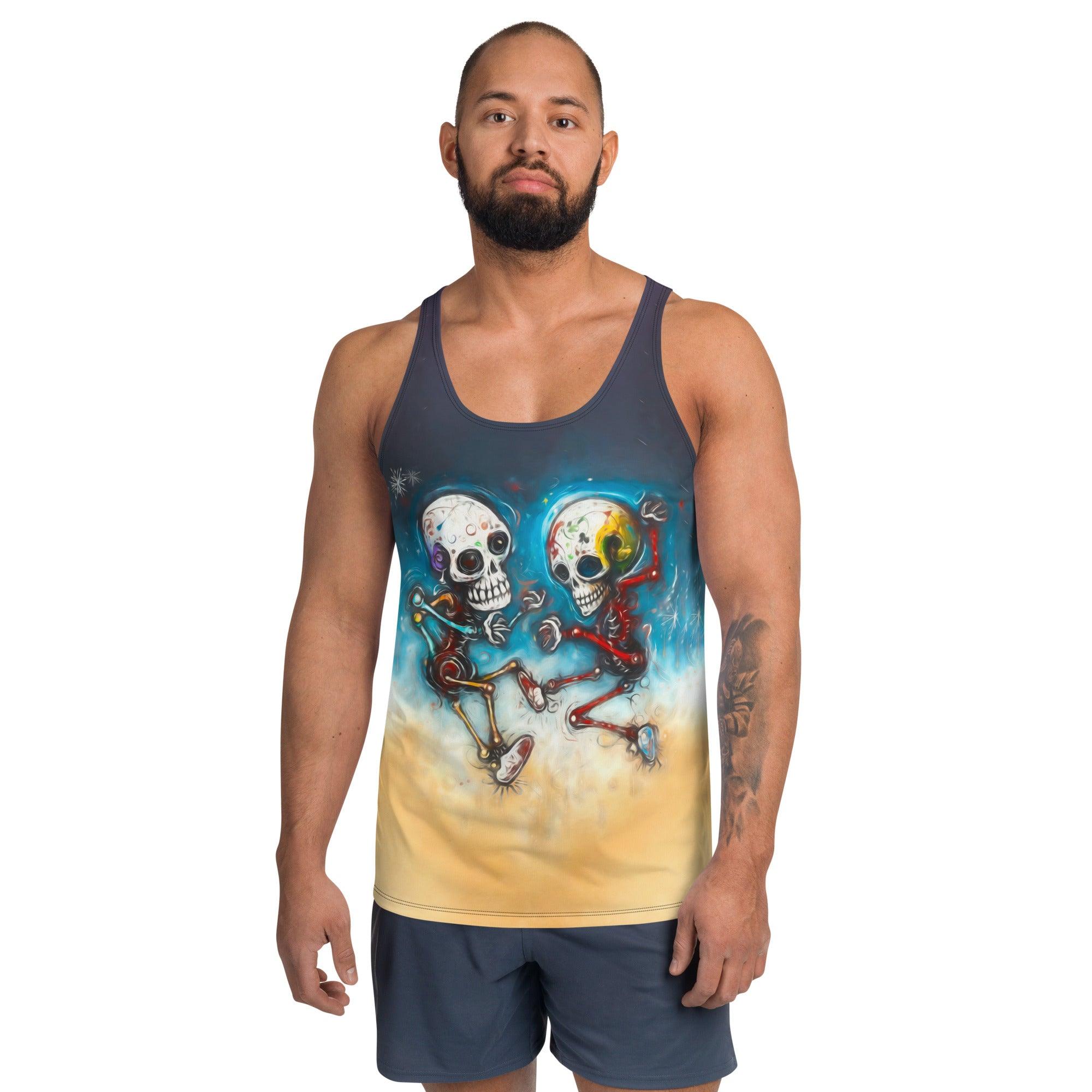 Haunted House Party Men's All-Over Print Tank Top - Beyond T-shirts