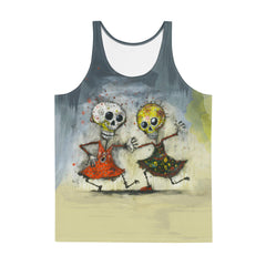 Ghostly Greetings Men's All-Over Print Tank Top - Beyond T-shirts